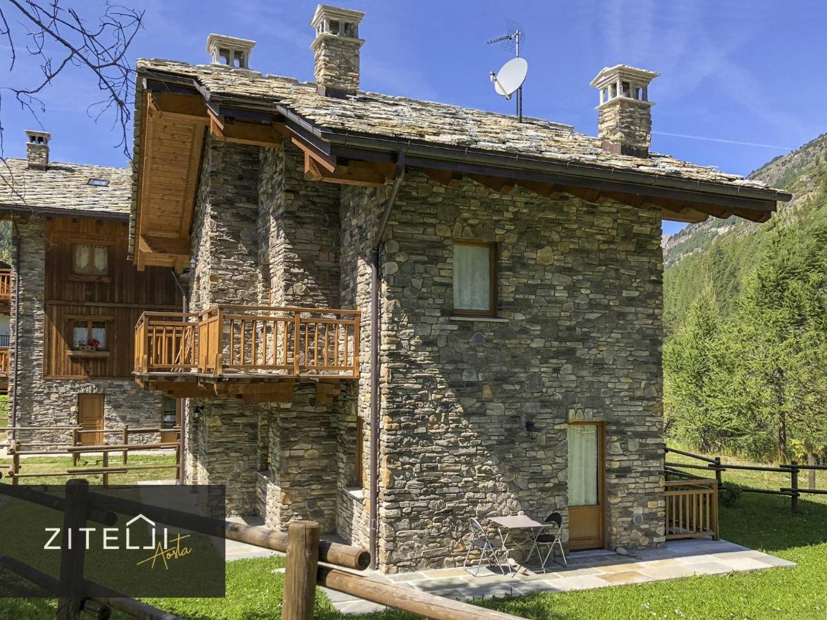 Zitelli Aosta Villa Cogne Buitenkant foto